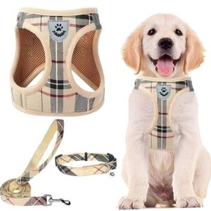 Dog harness, collar and leash package